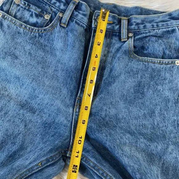 🍒[ X-Girl ] Butterfly Print Acid Wash Straight Leg Jeans - Picture 14 of 15